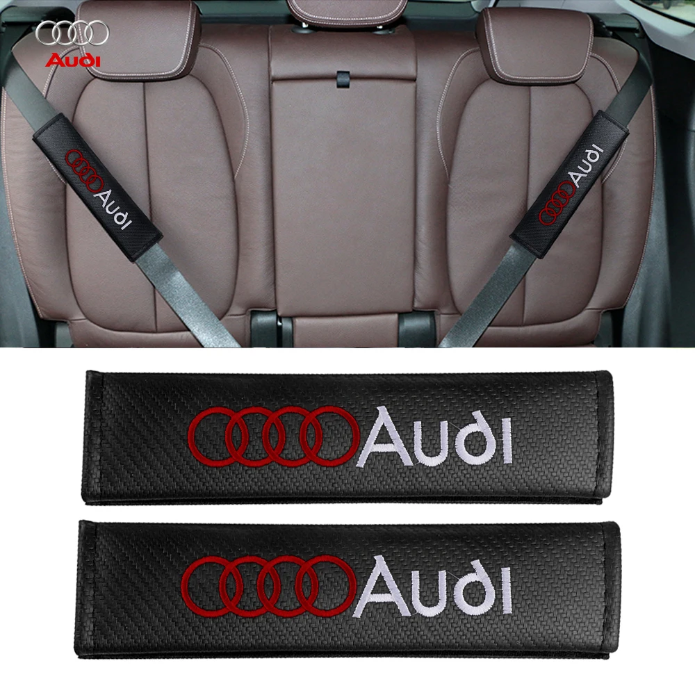 1/2 шт. регулятор автомобильного сиденья эмблема из углеродного волокна плечевой