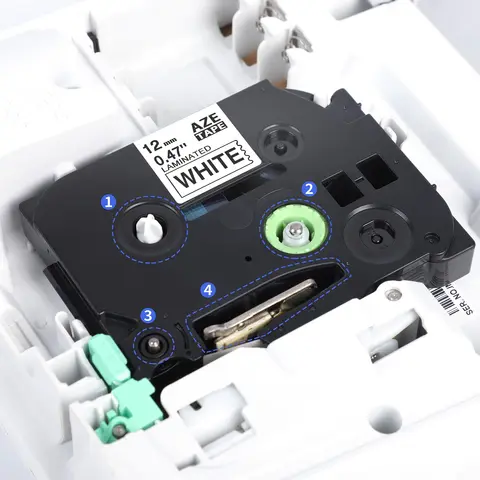 Labelife 5 шт. TZe231 лента для этикеток разных цветов, совместимая с P touch, этикеток 12 мм, ламинированная водонепроницаемая лента 231 241 251 631 641