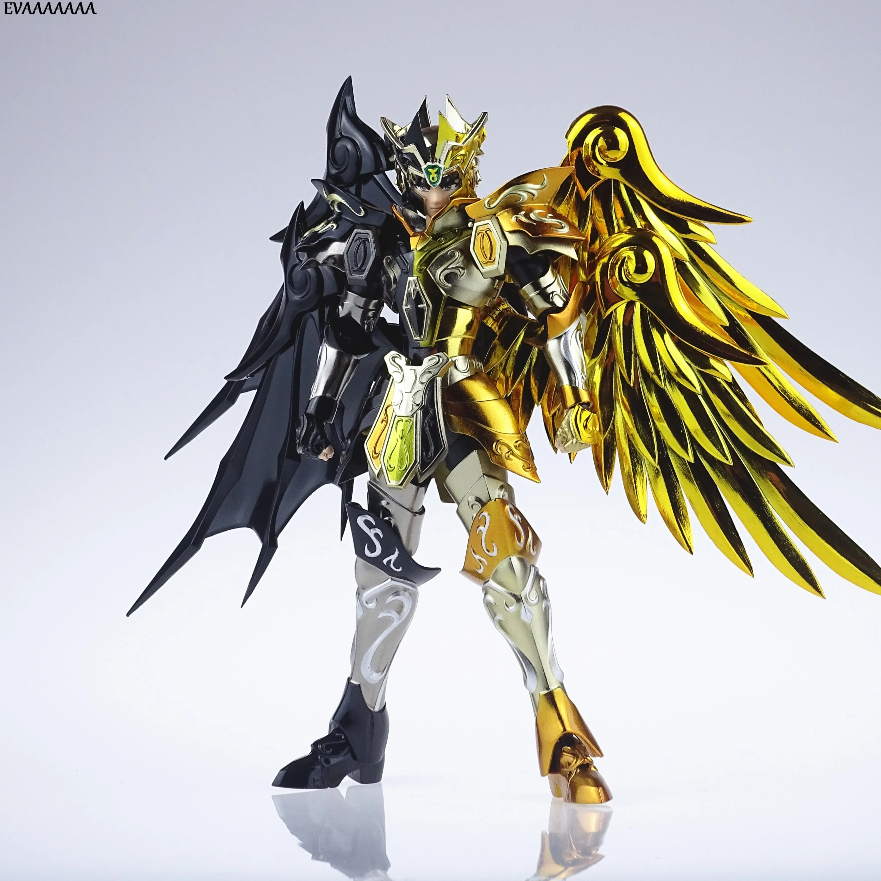 Фото Модель GT Saint Seiya Myth Cloth EX Gemini Saga Двухцветная версия Soul Of Gold с тотемом Металлическая броня SOG Фигурка GreatToys Модели №3