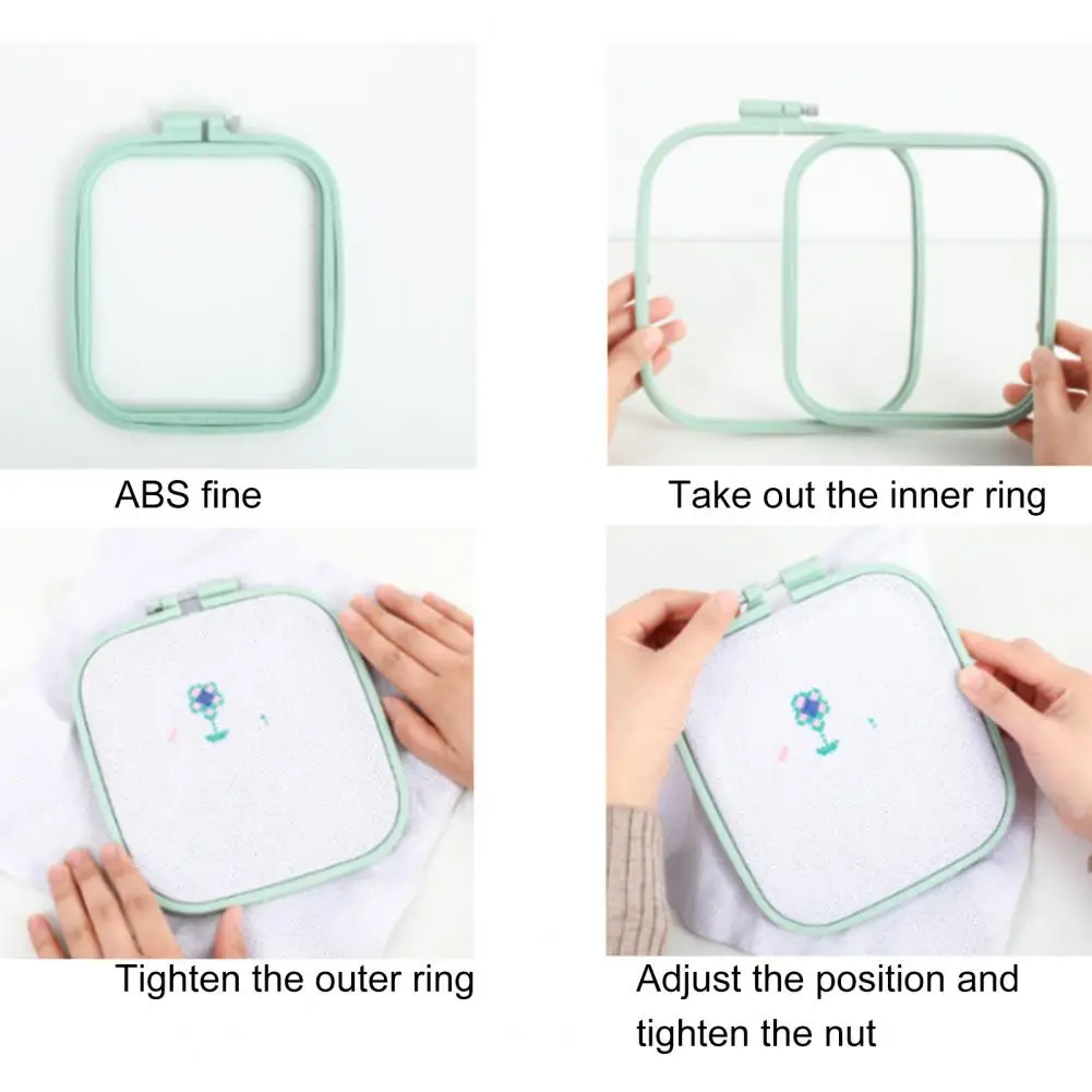 Оправа для вышивки прочные прямоугольные квадратные обручи сделай сам