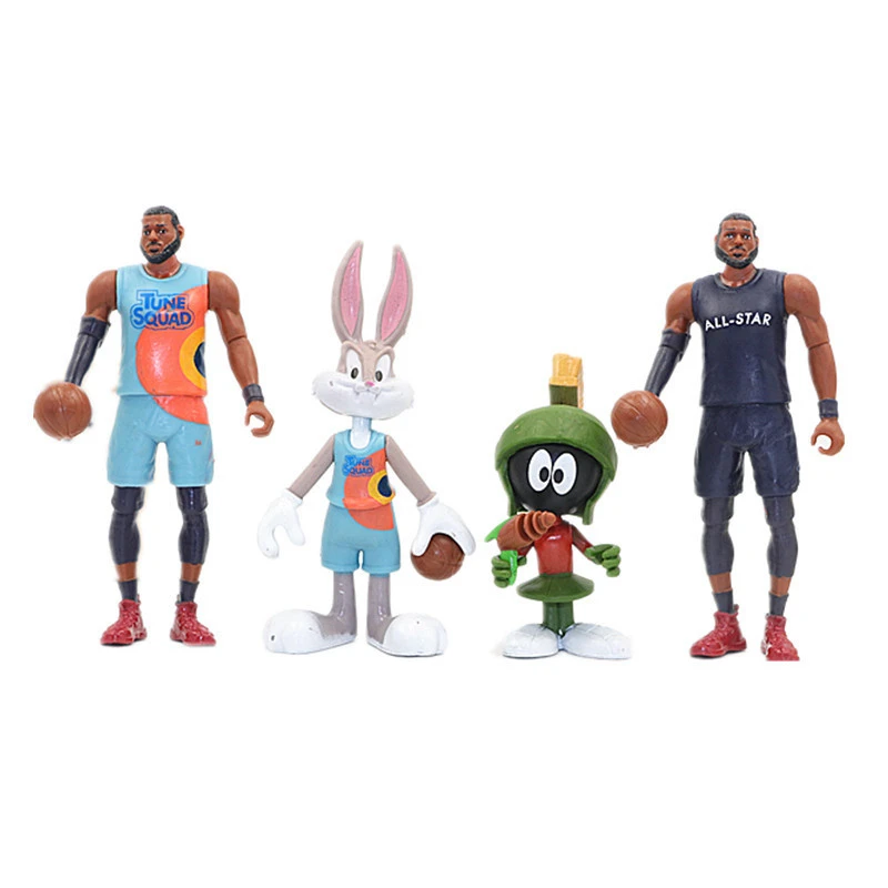 4 шт./компл. экшн-фигурка из фильма Space Jam 2 A New Legacy Series мультяшная фигурка LeBron es Bugs