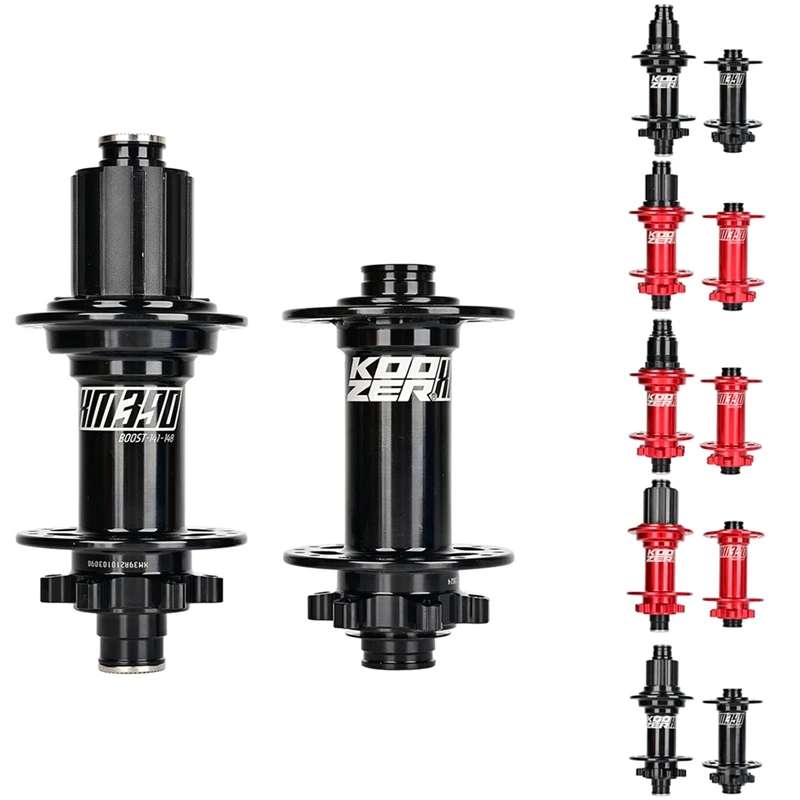 

KOOZER XM390 MTB Mountain Bike BOOST Hubs 32 Hole Disc Bearing Hub Front Rear 15X110 12X148mm Thru
