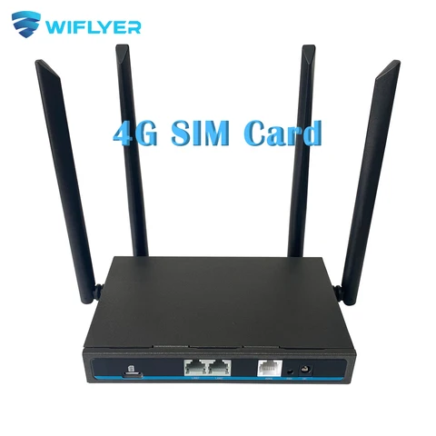 Высокоскоростной роутер с SIM-картой 4G 300Mbps WI-FI внутри LTE SIMCOM7600CE модем 2 * LAN Openwrt WI-FI роутер 2,4G 4G антенна для дома