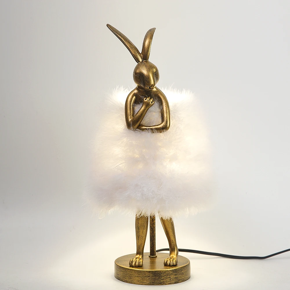 

Настольная лампа кролик LZPZ RUI