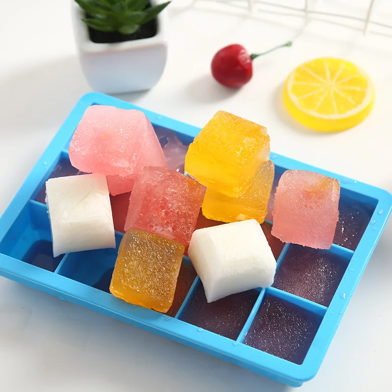

15 Grid Silicone Cube Mold Large Silicone Ice Tray Mold Ice Cube Maker Mould Non-toxic Durable Bar Pub Wine Ice Blocks Maker