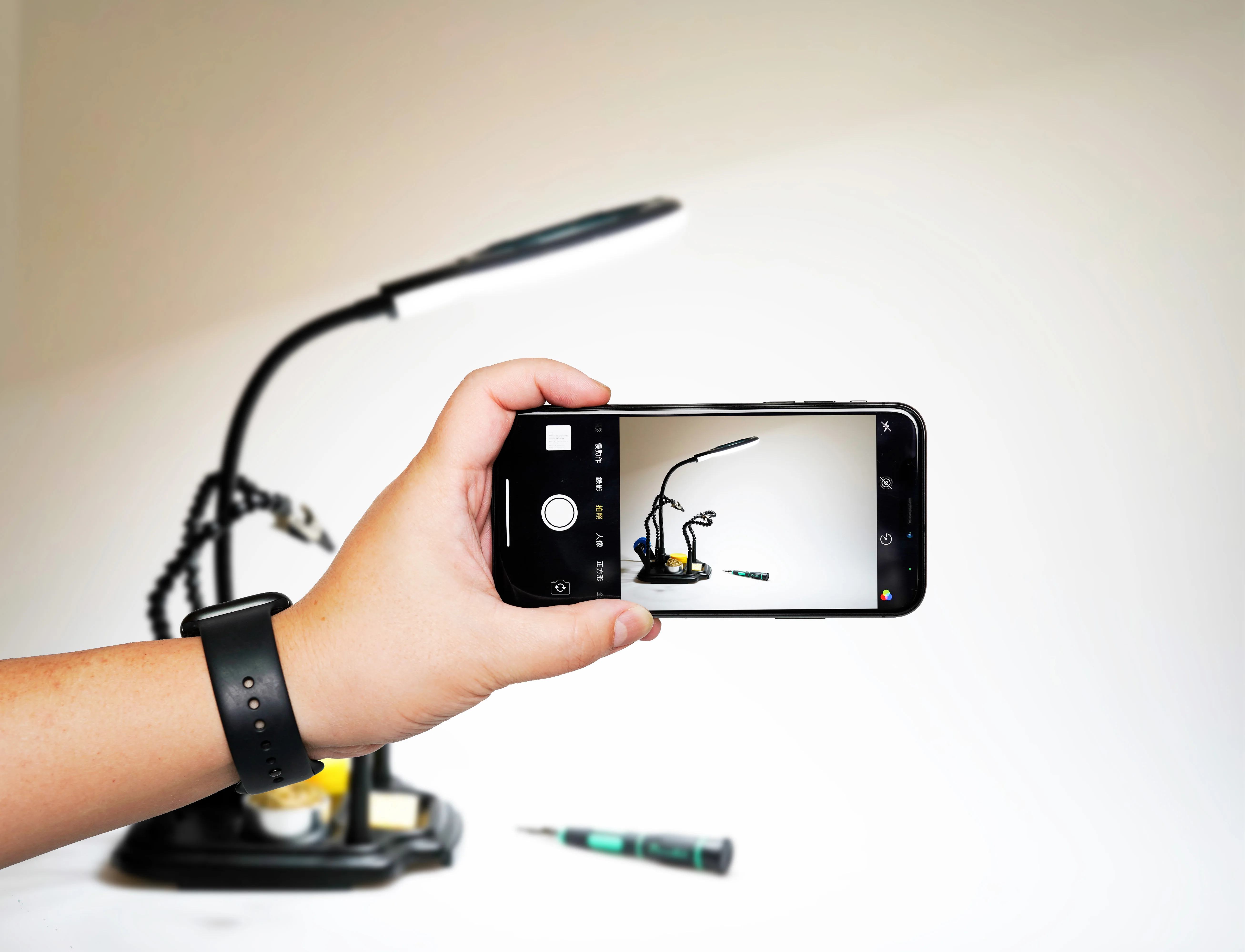 Proskit SN-396N Сварочный держатель 7-в-1 многофункциональная лупа светодиодная лампа