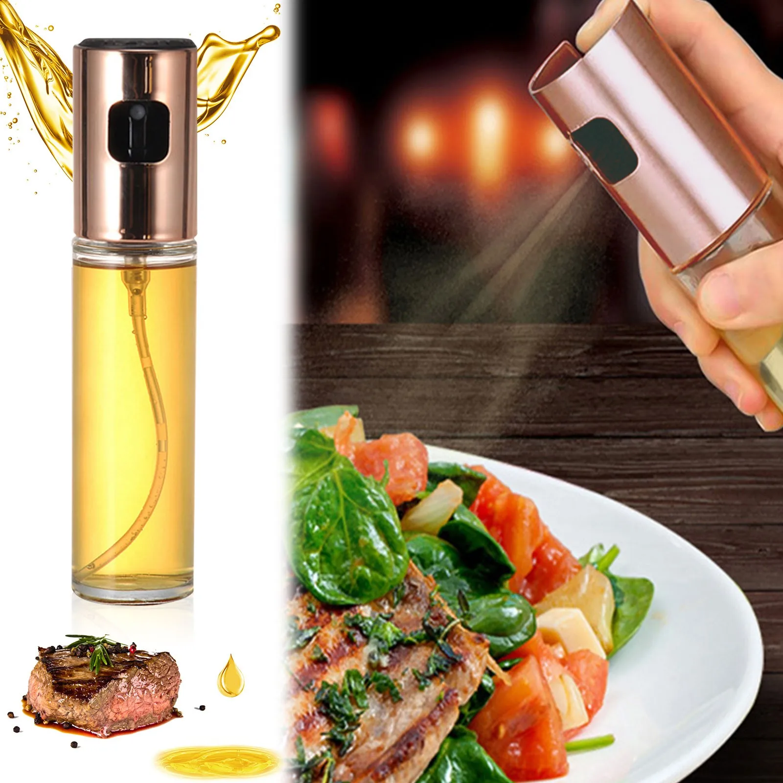 Oil spray bottle sprayer aceite bbq aceitera kitchen accessories utensils tools gadget sets cooking barbacoa olive Glass huille