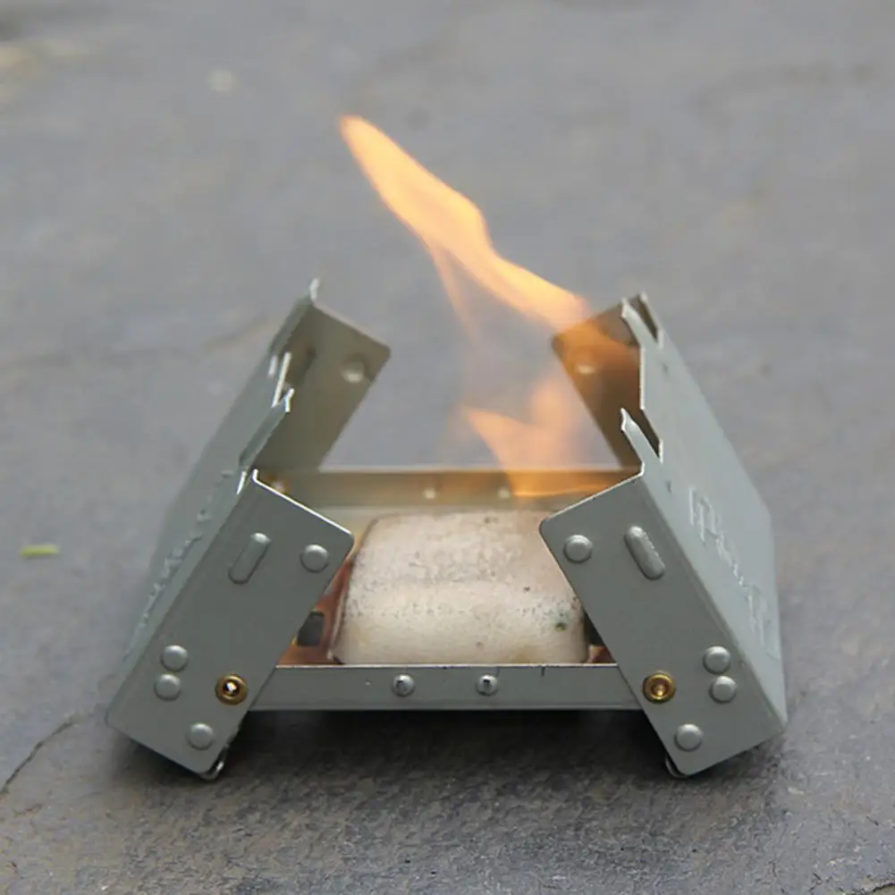 

Mini Wood Burning Camping Stove Outdoor Survival Bbq Picnic Mini Stove Outdoor Firewood Stove Grill Camping Folding Q3s8