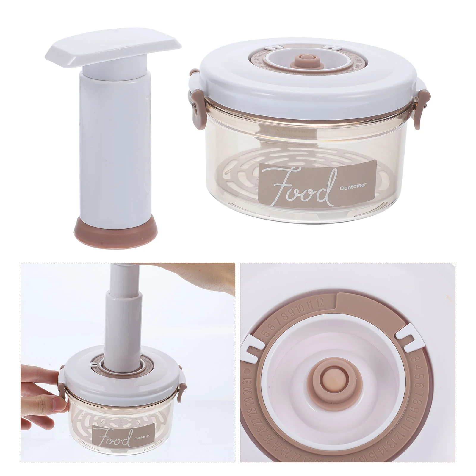 

Containers Fridge Fresh Keeping Box Vacuum Container Vacuum Bowl Flour Container Vacuum Jar Refrigerator Vacuum Sealed Jar