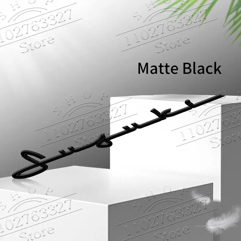 3D хромированный металлический автомобильный Стайлинг, боковое крыло, багажник, наклейка на заднюю часть для логотипа Jimny, Эмблема Grand Vitara Sx4 Swift Alto, аксессуары