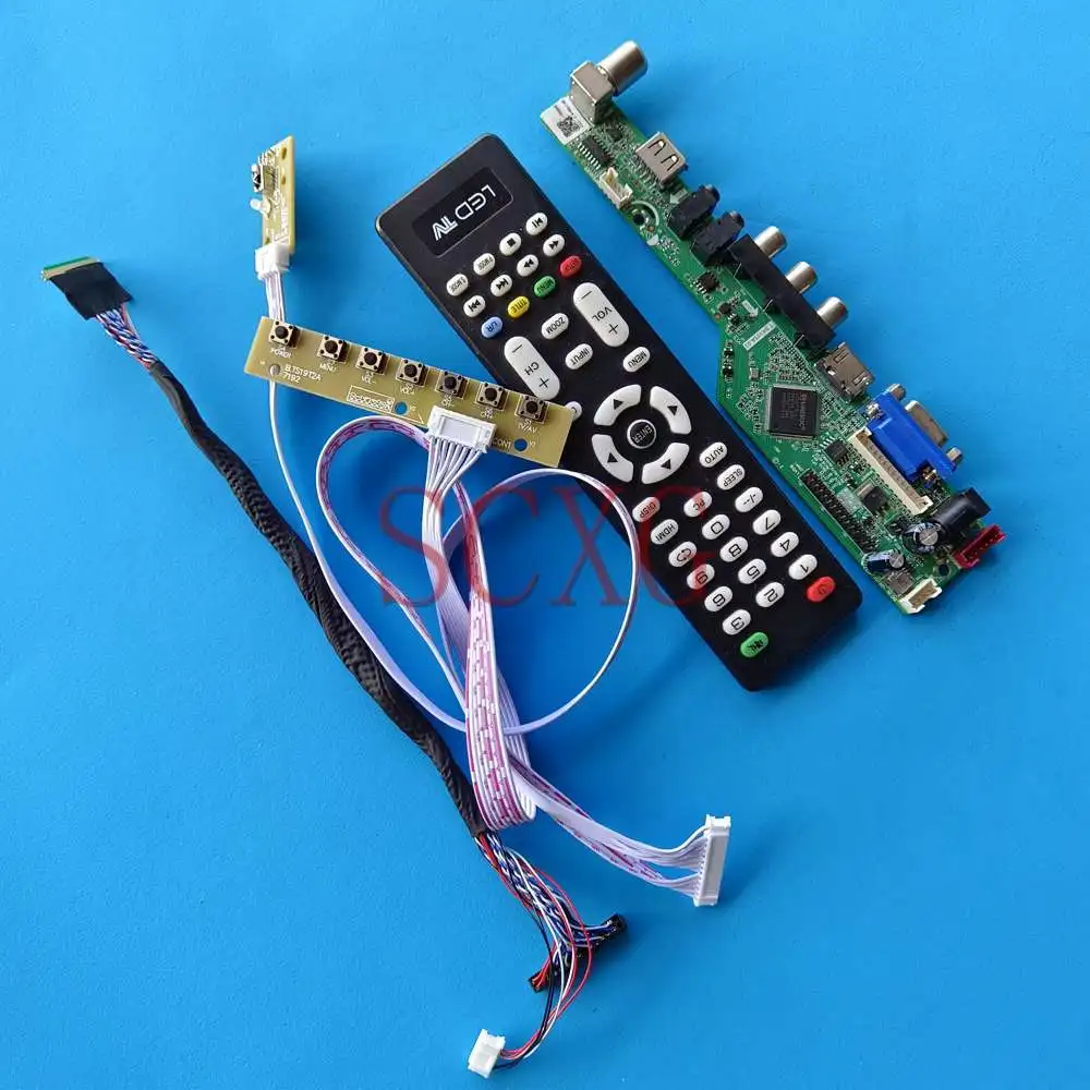 

Для B133XW03 V0 ТВ аналоговый сигнал 13,3 "планшетный ПК 40 Pin LVDS 1366 768 VGA AV USB HDMI-совместимый комплект платы контроллера дисплея
