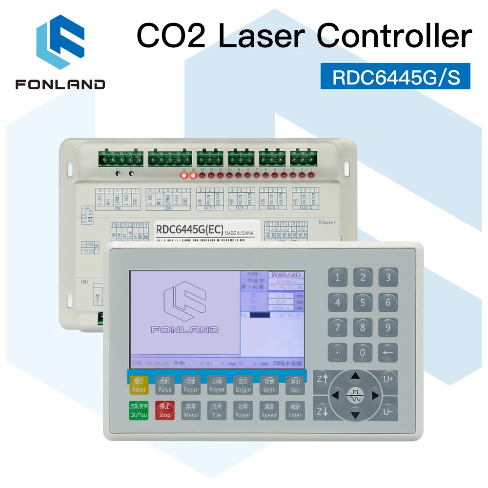 

FONLAND Ruida RDC6445 RDC6445G RDC6445S Controller for CO2 Laser Engraving Cutting Machine Upgrade RDC6442 RDC6442G