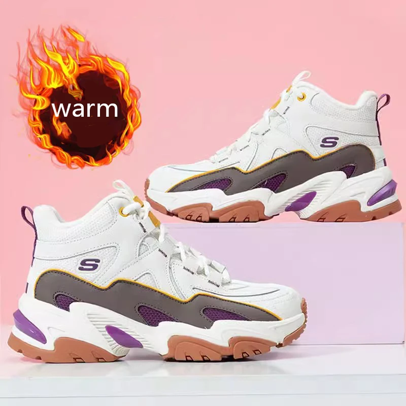 Skechers Женская спортивная обувь Летняя новая модная дышащая повседневная Легкая