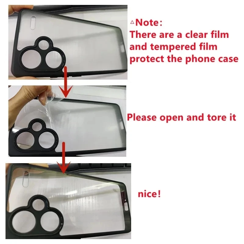 Противоударный прозрачный чехол-бампер для телефона 2 А