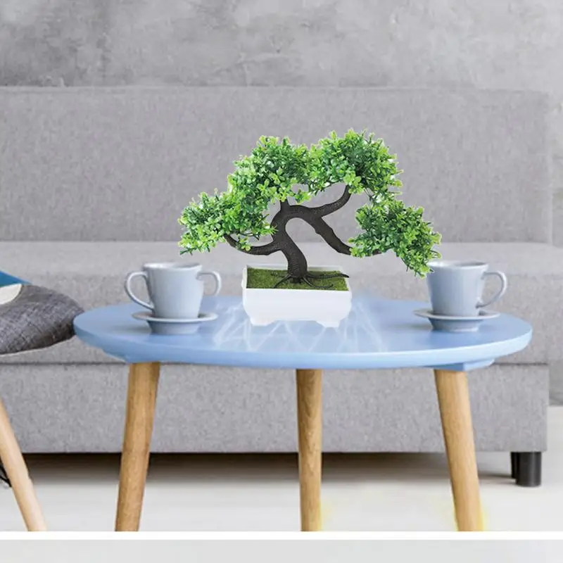 

Artificial Bonsai Tree Fake Plant Decoration Potted Artificial House Plants For Desktop Decoration Display