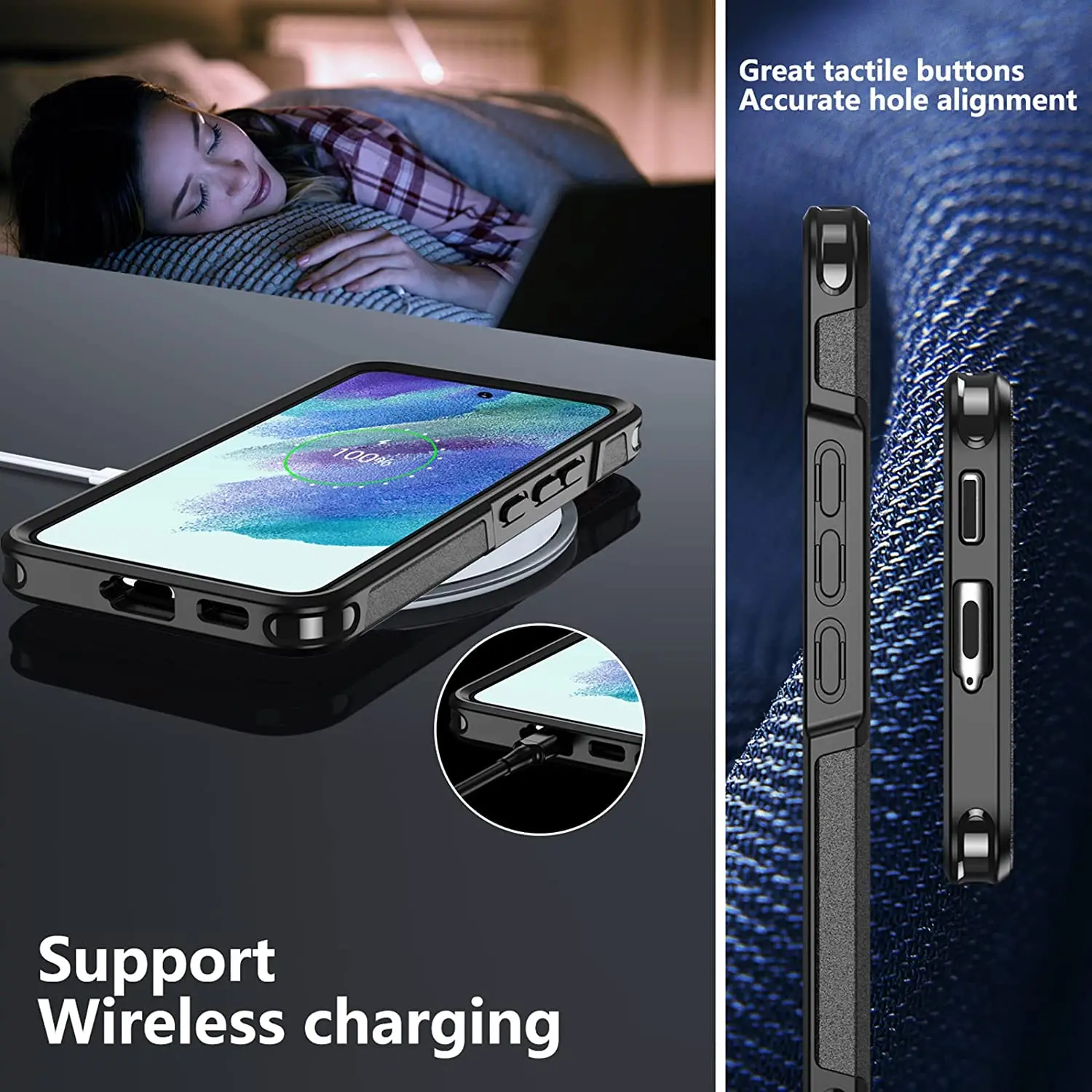 For Samsung Galaxy S22 S22U Case, Heavy-Duty Tough Rugged Shockproof Anti-Drop Military Protective Case for Samsung Galaxy S22+