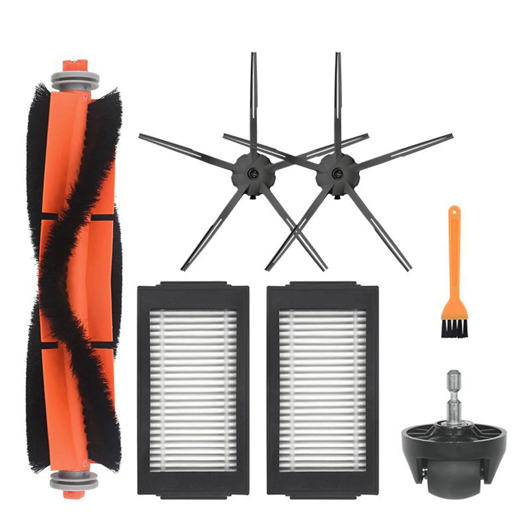 

Боковая щетка, фильтр НЕРА, круглая, для Xiaomi Mijia Pro, Сменные аксессуары, насадка для швабры