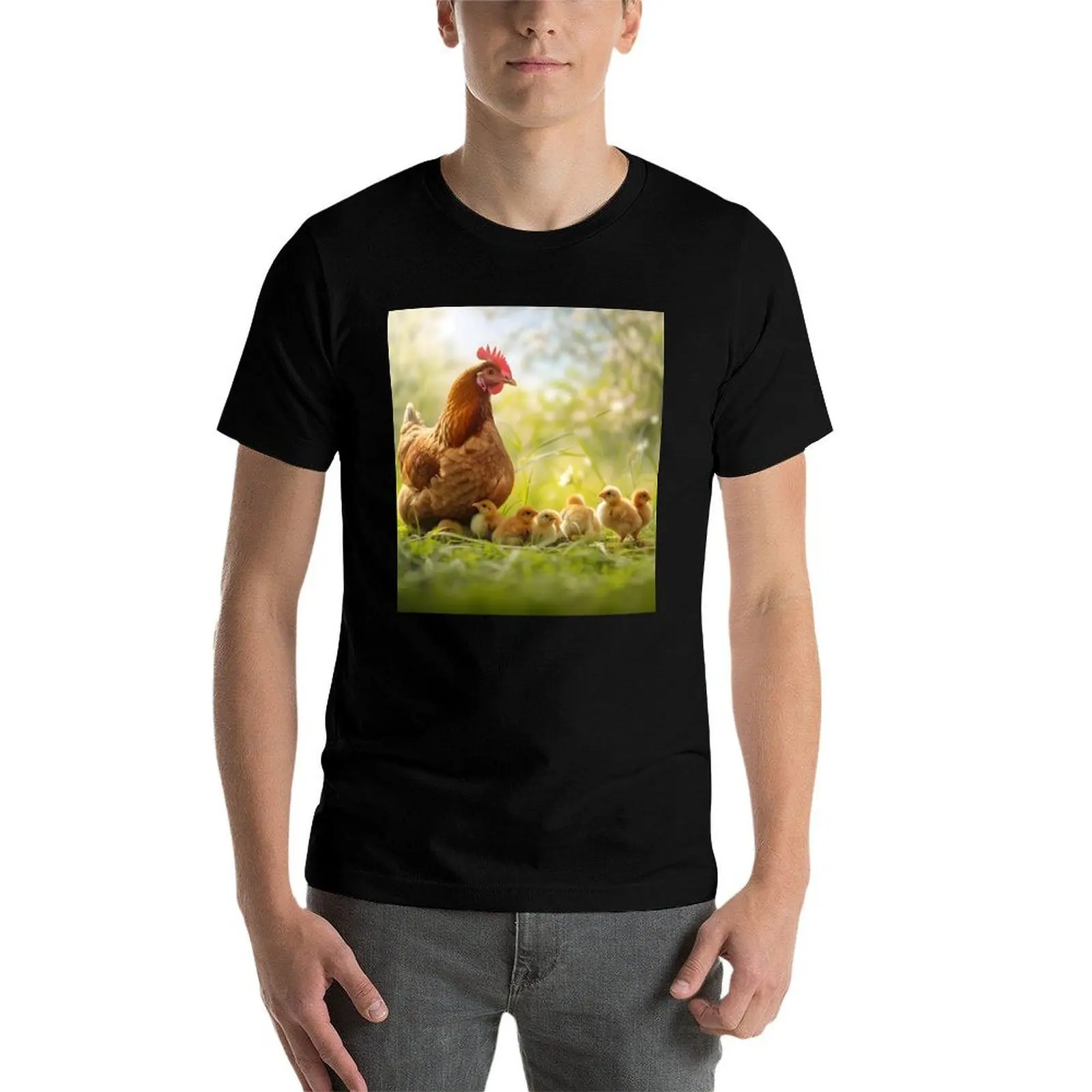 Фото Футболка Orpington Chicken для повседневной носки, в стиле casual №4