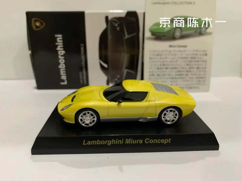 KYOSHO 1/64 Lamborghini Miura Concept Collection литая под давлением модель тележки из сплава