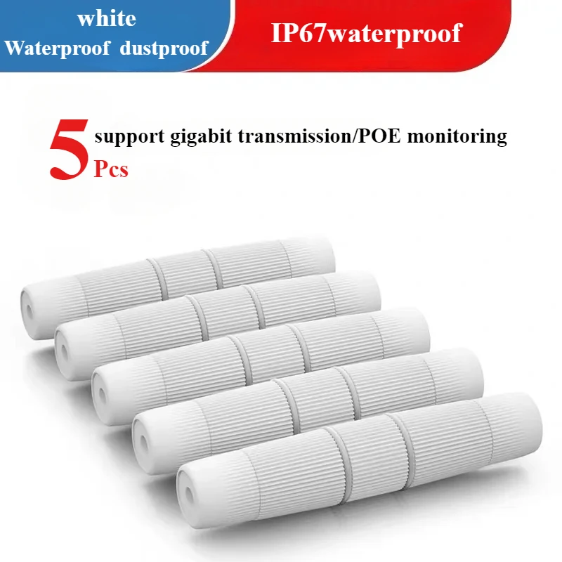 

Водонепроницаемые разъемы RJ45, 5 шт