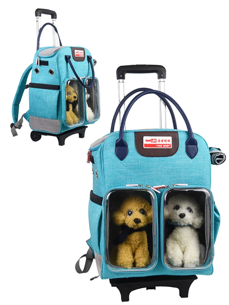 

YY Pet Portable Trolley Case Portable Shoulder Space Capsule Large