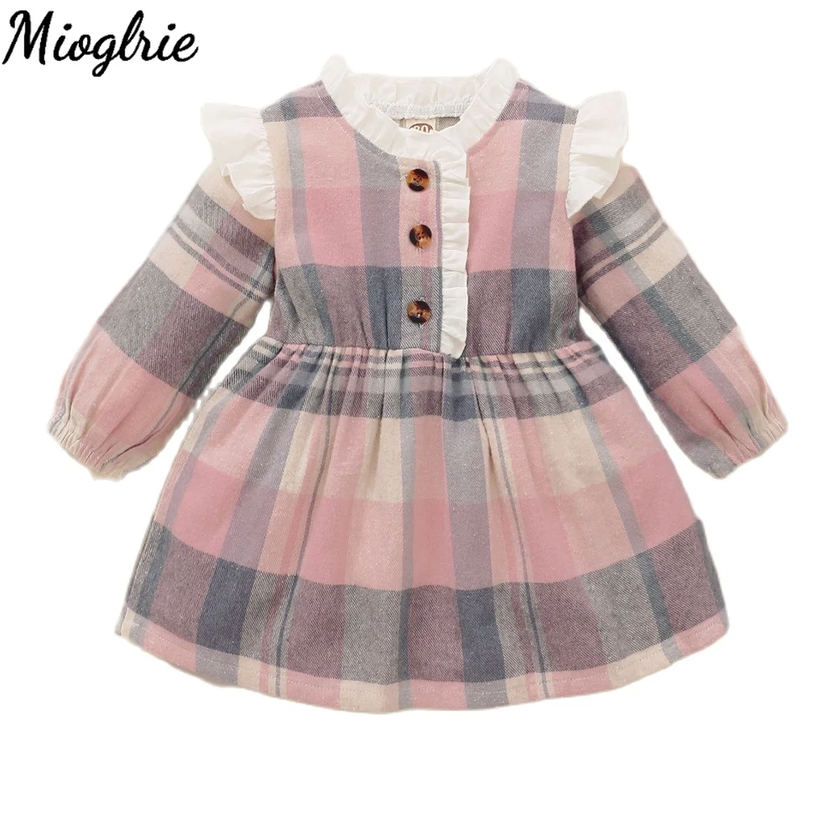 

Plaid Princess Dress Baby Girl for New Born 0 to 3 Long Sleeve Baby Girl Clothes O-neck Dresses Girl 2 years Clothing