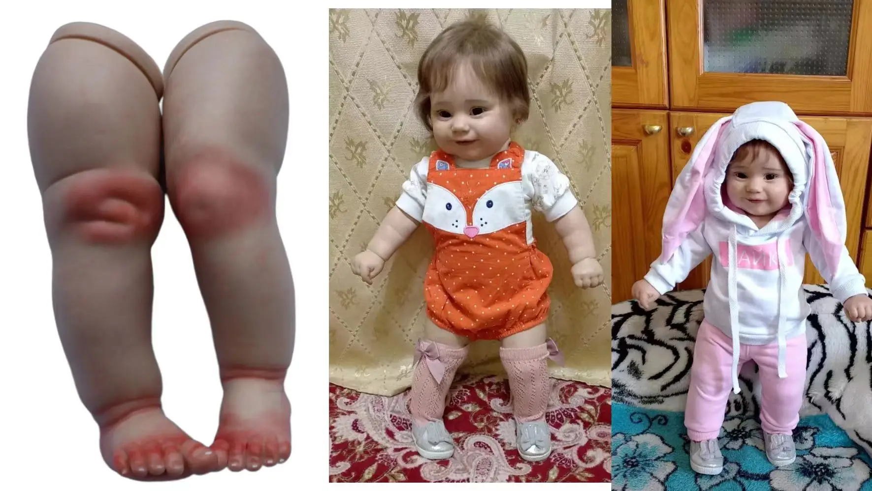 

FBBD уже окрашенные ноги Зои 26 дюймов/одна пара для стоячих кукол реборн Детские куклы аксессуары DIY часть