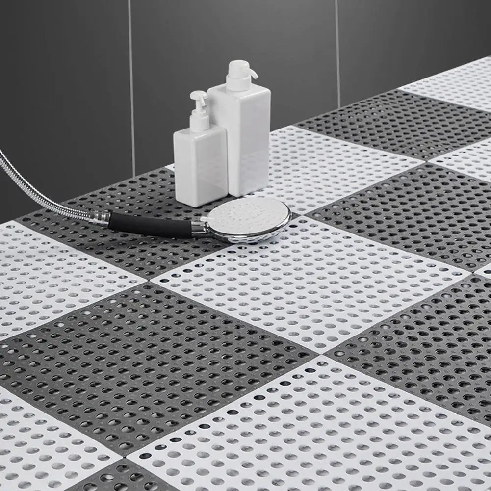 

Bathroom Non-slip Mat Splicing Floor Mat Household Foot Home Room Decor Room Mat Accessory Toilet Shower Bath Waterproof To M0U1