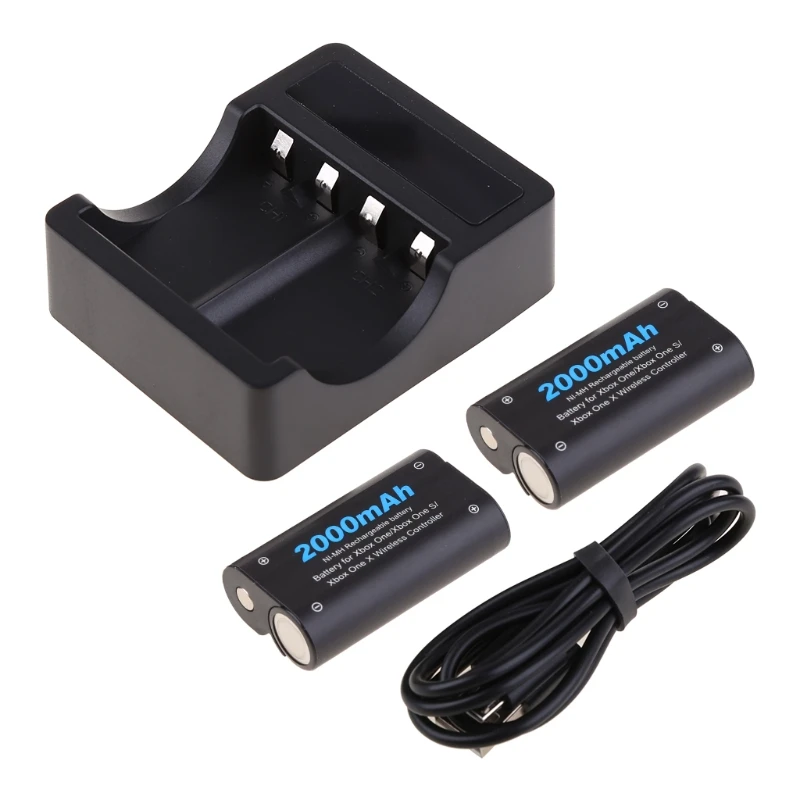 

587D Station for for -Xbox One/One S/One X Wireless Controller with Station & 2x Battery Packs