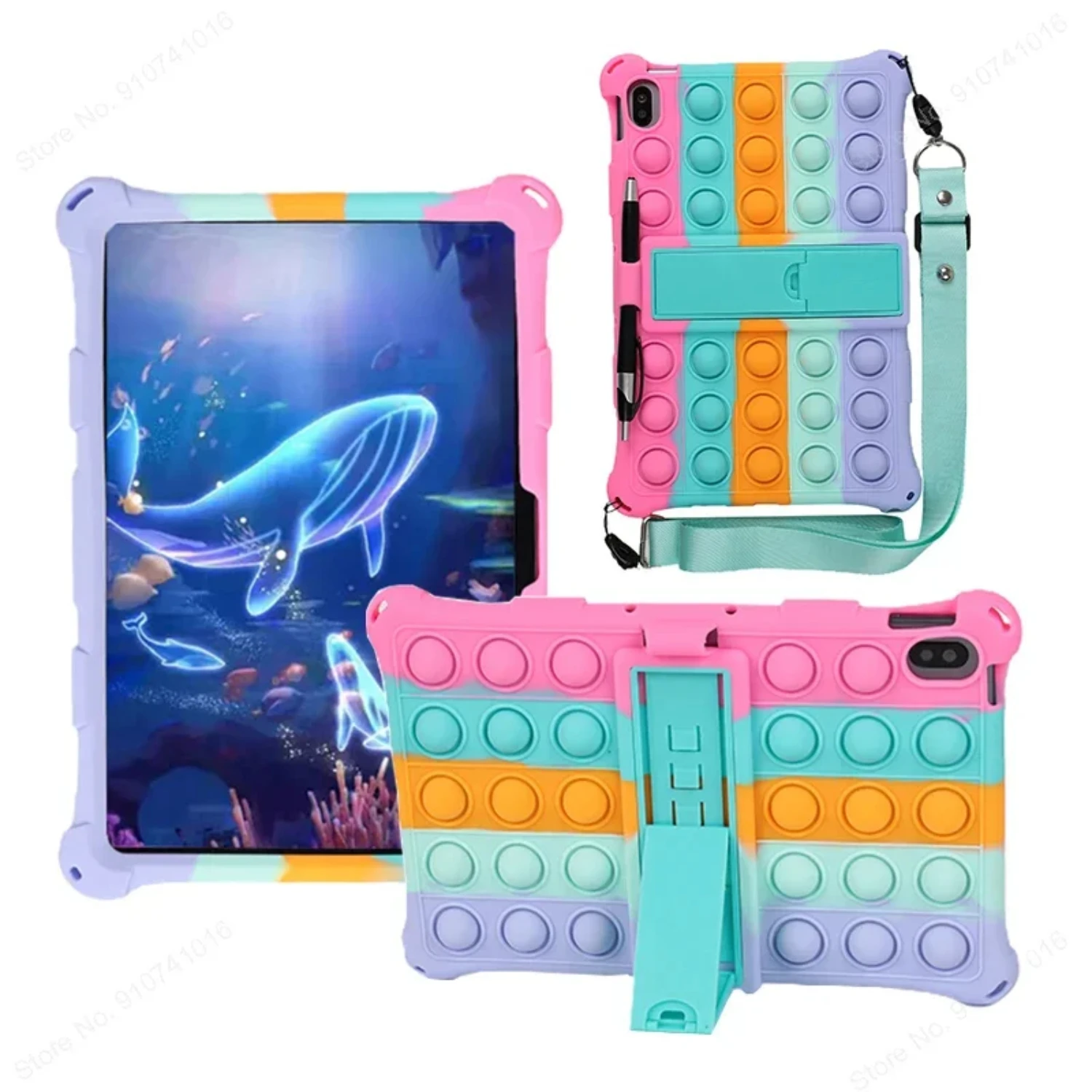 Мягкий и защитный чехол-подставка для планшета с пузырьками 2021 10 4 дюйма RMP2102 RMP2103