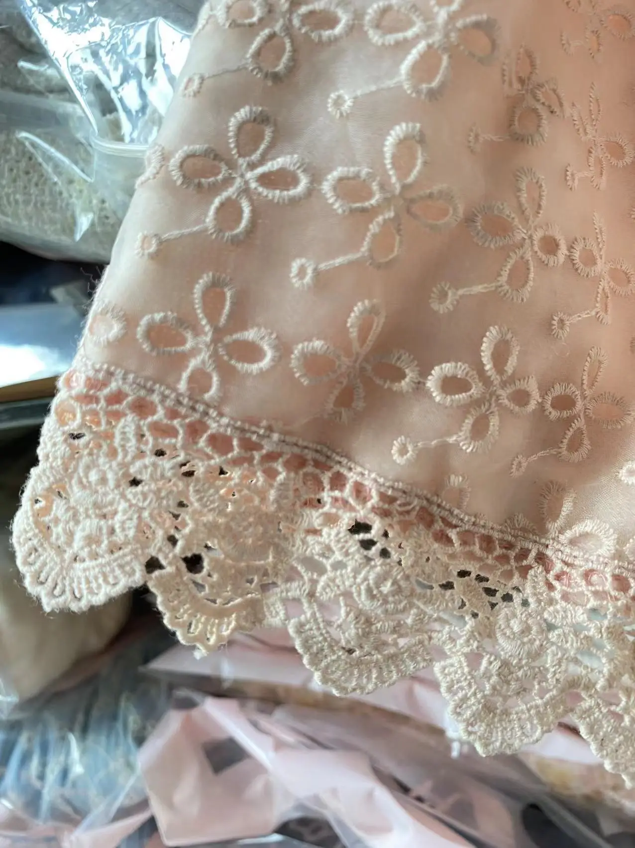 Распродажа японское трикотажное хлопковое кружевное мини-платье Лиз Лизы из