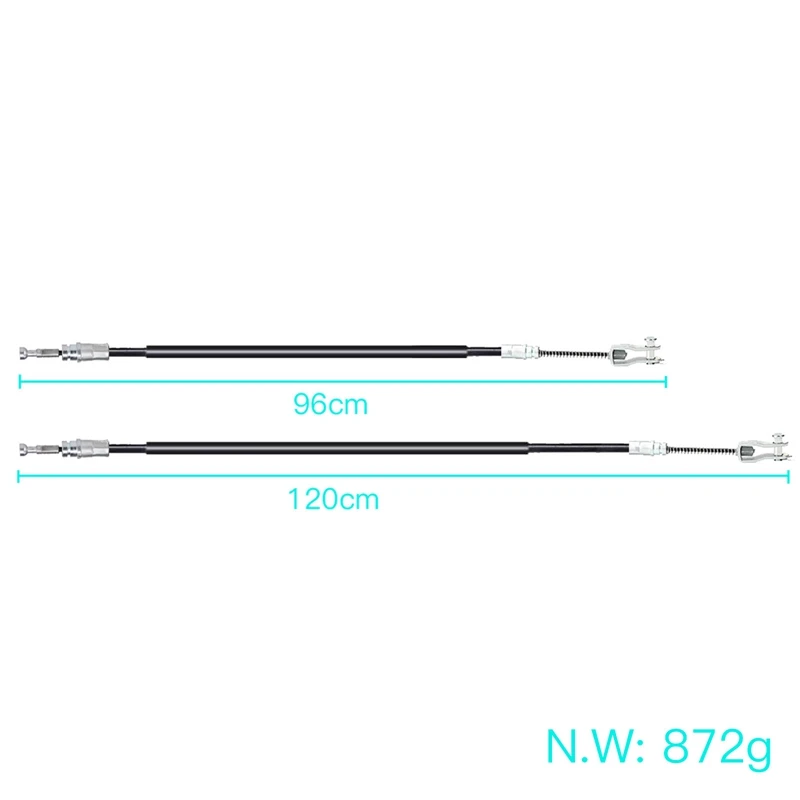 Набор тормозных кабелей для пассажиров и водителей совместимый с EZGO (94 +) TXT или