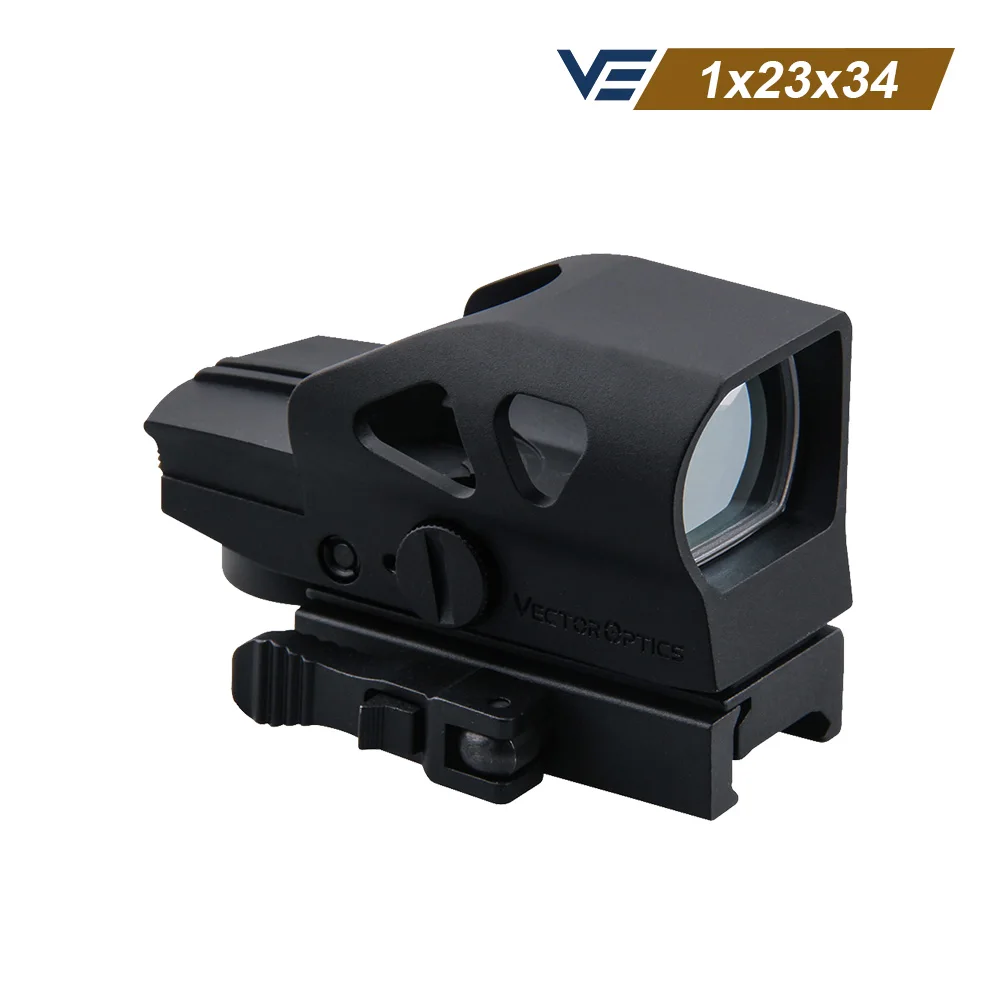 

Vector Optics Ratchet GEN II 1x23x34 Multi Reticle Green Red Dot Sight with QD 20mm Weaver Mount For Dear Shooting Hunting