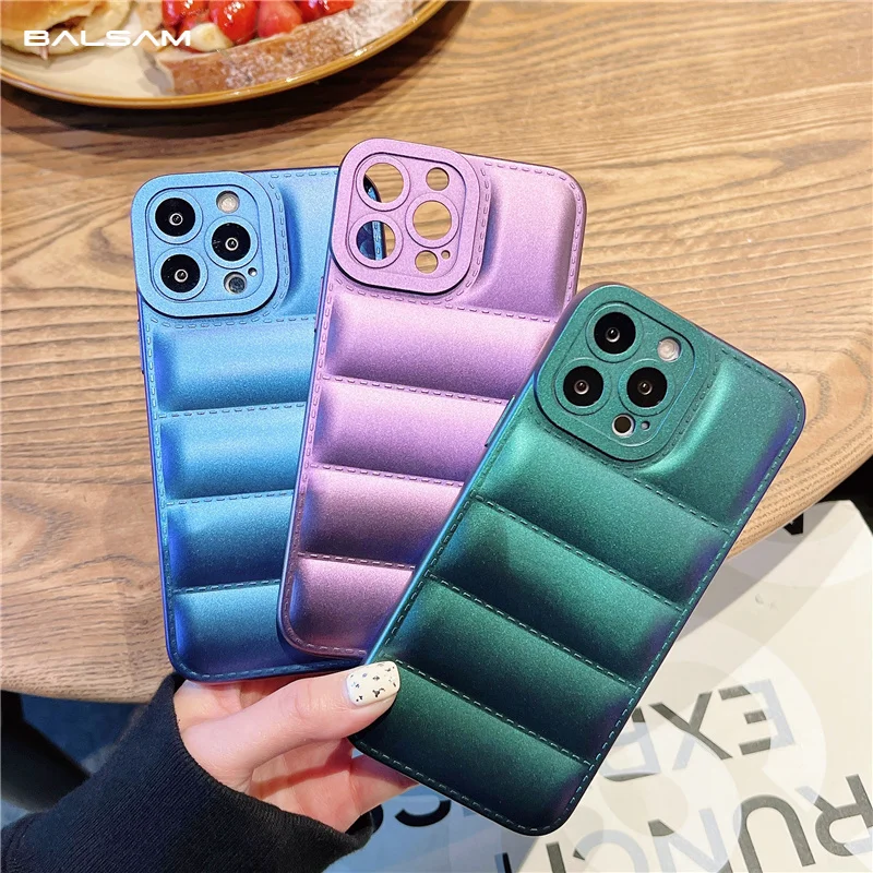 

Противоударный чехол из жидкого силикона для IPhone, совместим с моделями 13, 12, 11 pro, XS max, XR, 7, 8 plus, ухудшенный цвет