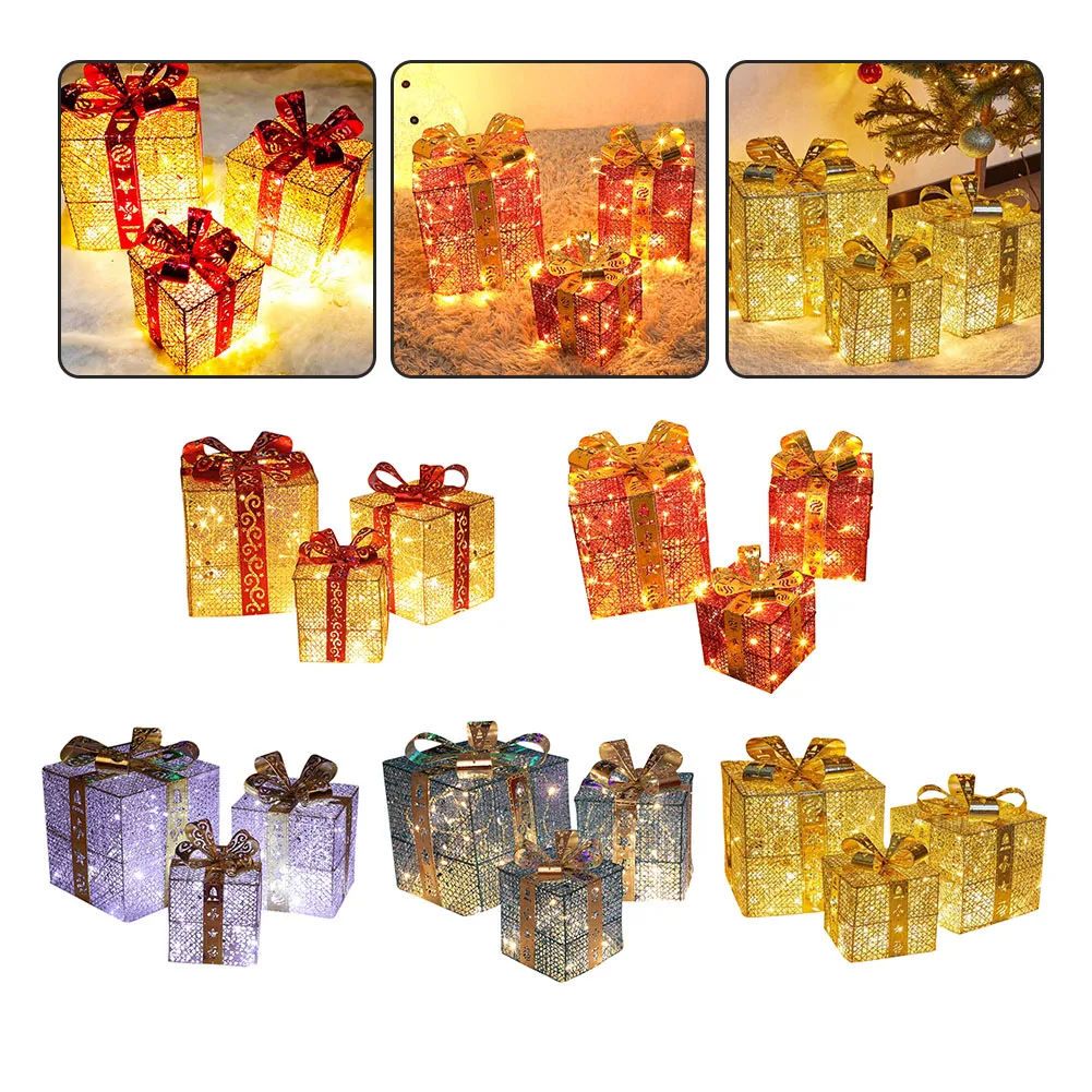 

Рождественские украшения, Рождественская ажурная Подарочная коробка, подарочные коробки для вечеринок, праздничные украшения для новогод...