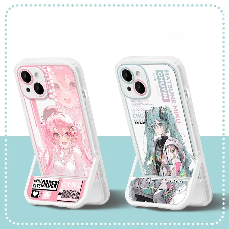 Чехол для мобильного телефона Hatsune Miku аниме милый мультяшный защитный чехол