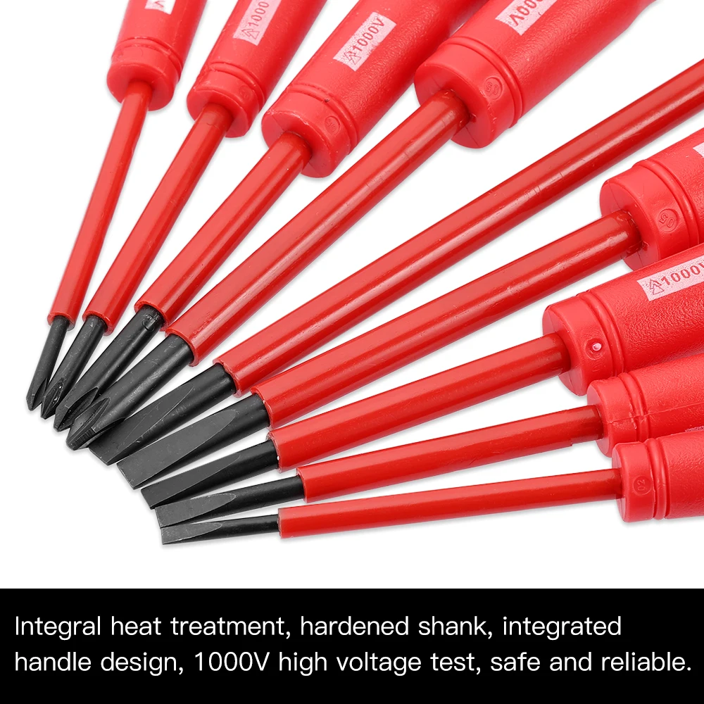 9 шт. изолированный Набор отверток электрический специальный магнитный