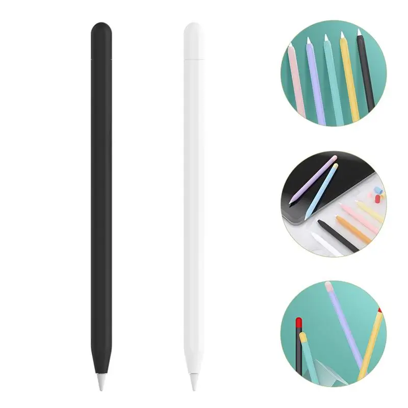 

2pcs Protective Silicone Cover Pencil Sleeve Compatible for Apple Pencil 2
