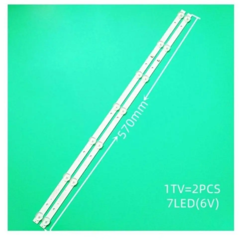 Фото Светодиодная лента подсветки для DEXP CC02320D570V12 H32D8000Q H32D7000Q H32E8000Q Starwind SW-LED32R301BT2 Akira 32LED06T2P ULM-32TC114 №2