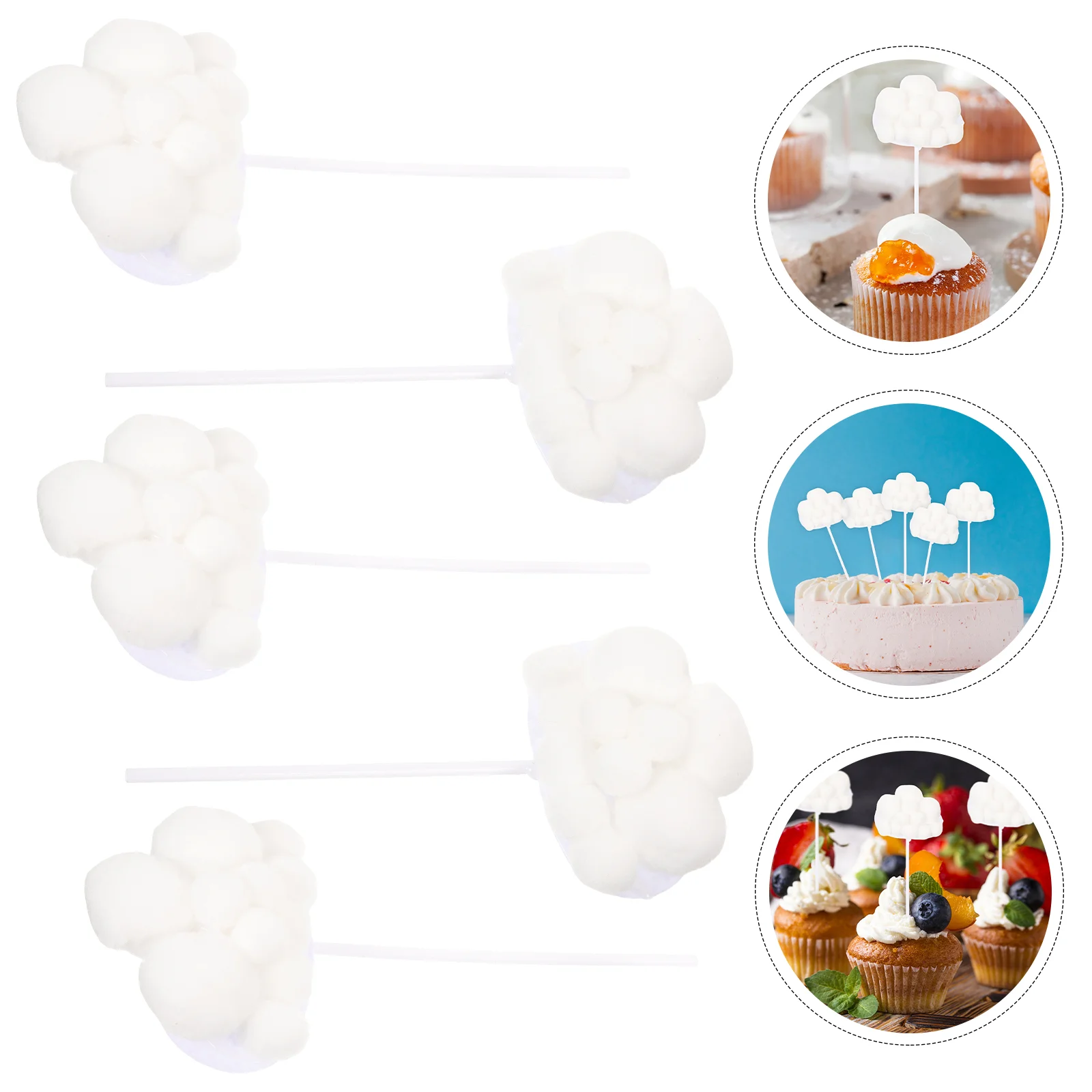 5 шт. украшение для торта на день рождения десертный топпер вечерние кексы