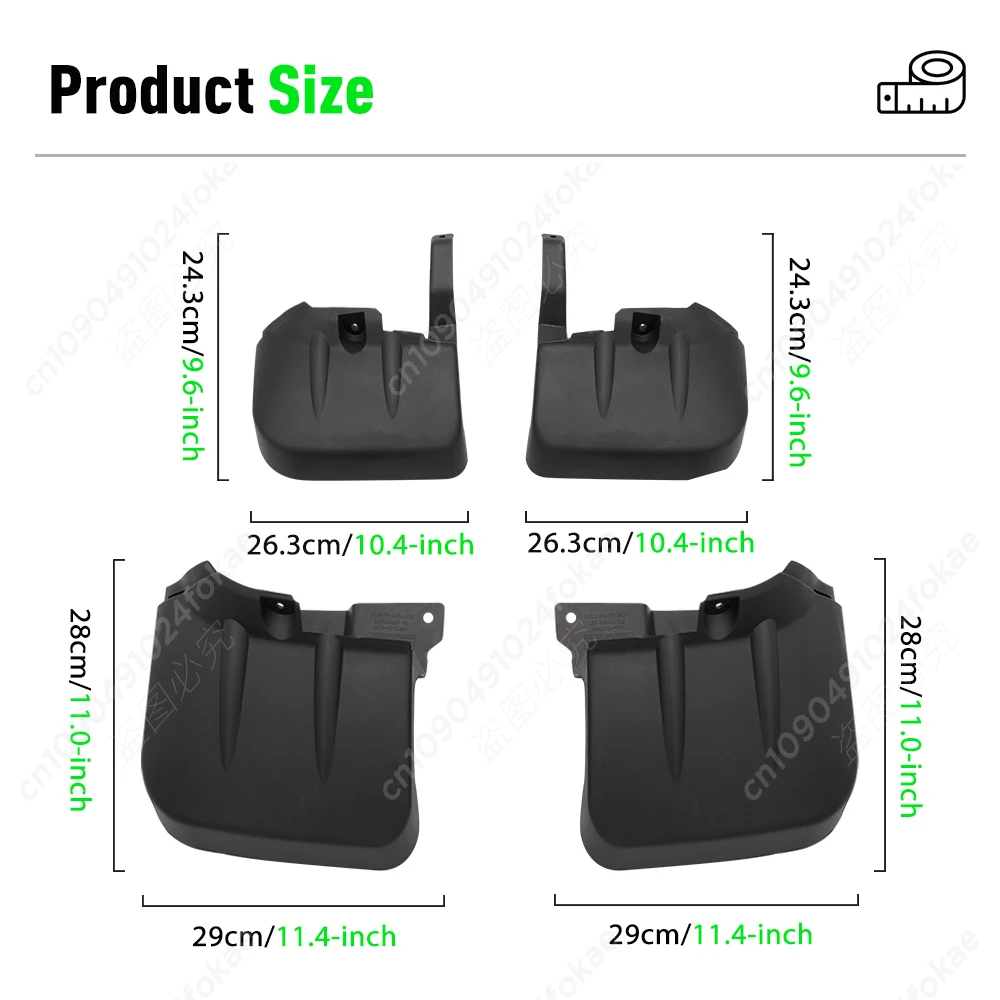 FORDla Mitsubishi L200/triton/barbarian 2018 2019 2020 2021 2022 брызговики на крыло для автомобиля