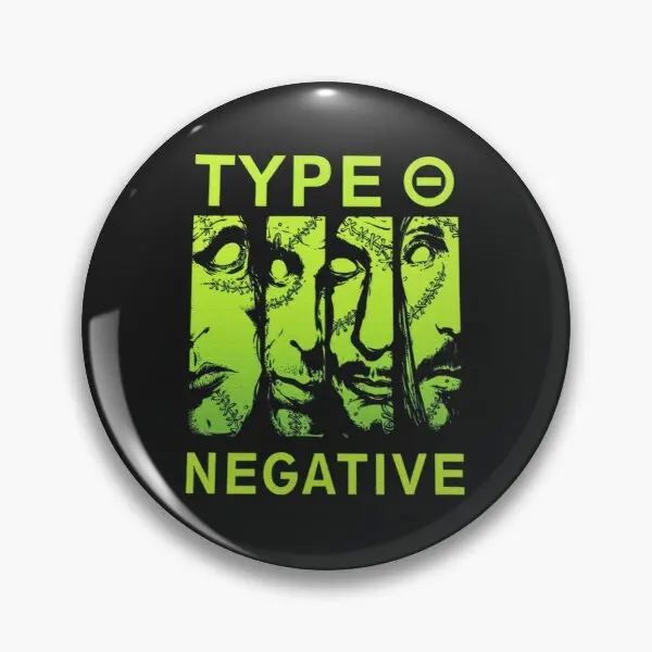 

Type O Negative Logo Soft Button Pin Badge Creative Decor Funny Lapel Pin Hat Fashion Gift Cartoon Women Brooch Collar Metal