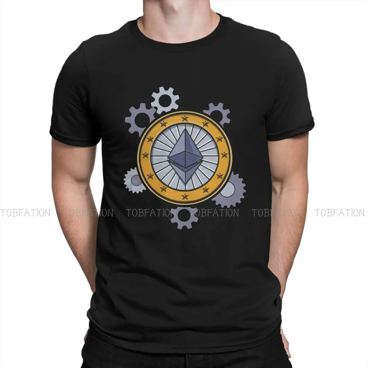 

Crypto Coin Man TShirt Ethereum Steampunk Fashion T Shirt Harajuku Sweatshirts New Trend