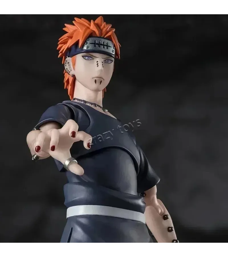Фото В наличии: Оригинальная коллекционная фигурка Bandai SHF Naruto Pain Tendo Rinnegan Six Paths Edition, аниме-фигурка, коллекционная игрушка №4