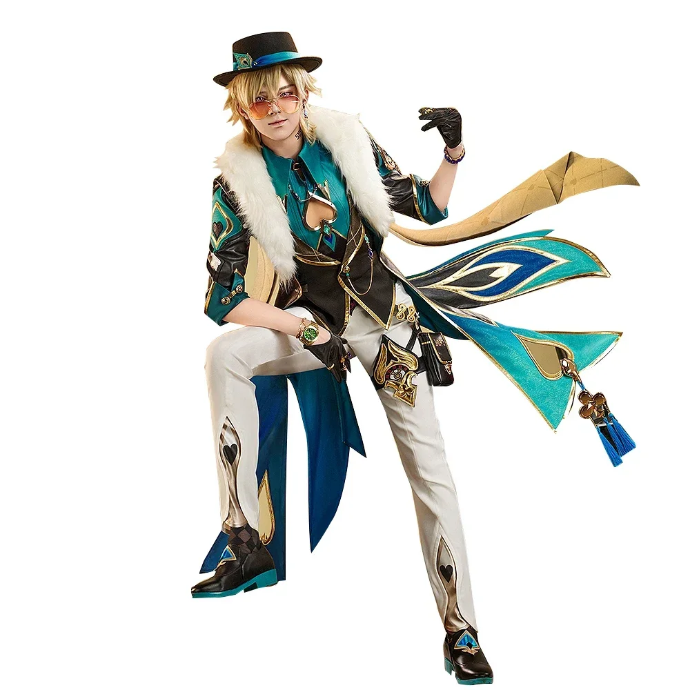 Костюм для косплея авантюрина игра Honkai: Star Rail косплей DokiDoki-SR мужской костюм на