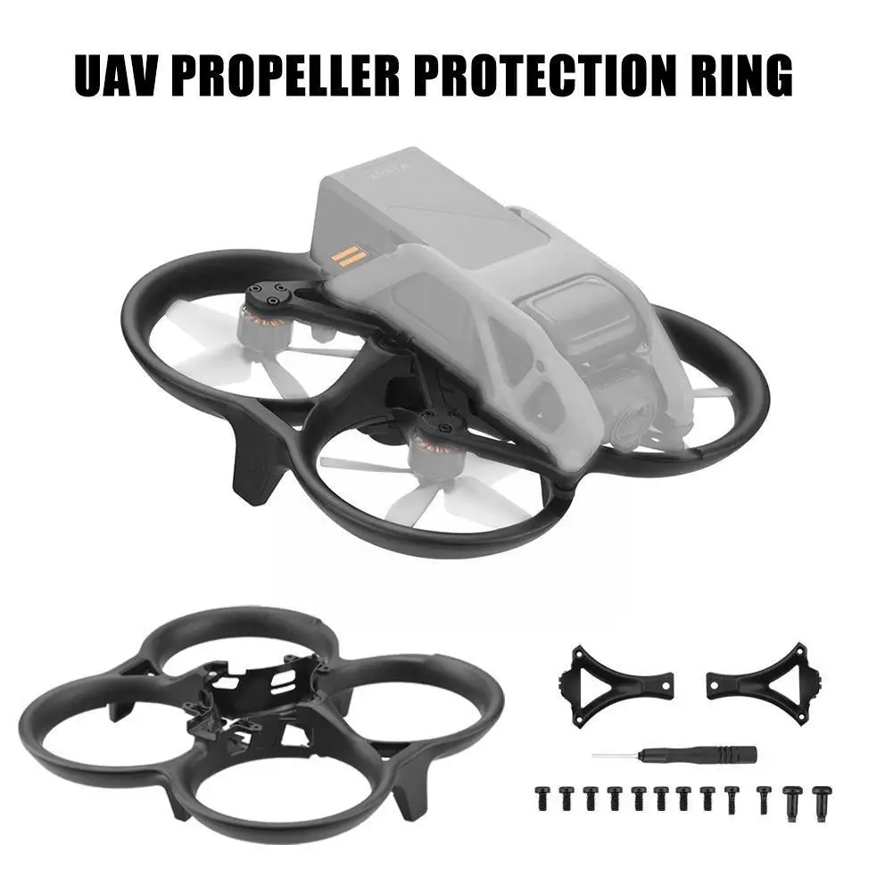 

Противоударное кольцо-бампер для дрона DJI Avata, легкий вес, кольцевая муфта, предотвращение повреждений, улучшение светильник щенности, аксес...