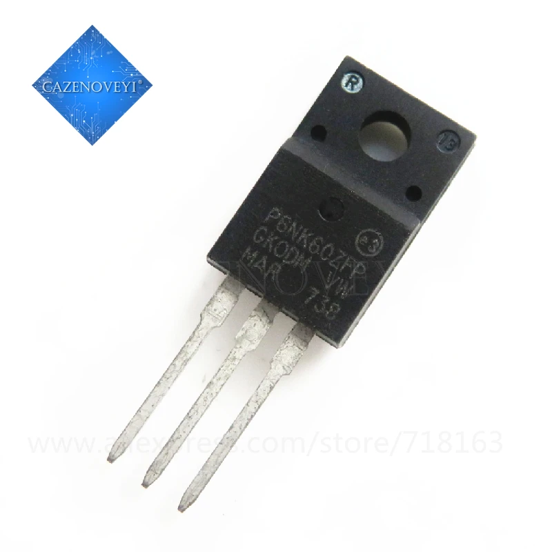 10 шт./партия STP6NK60ZFP STP6NK60ZF STP6NK60Z STP6NK60 P6NK60ZFP P6NK60 в наличии