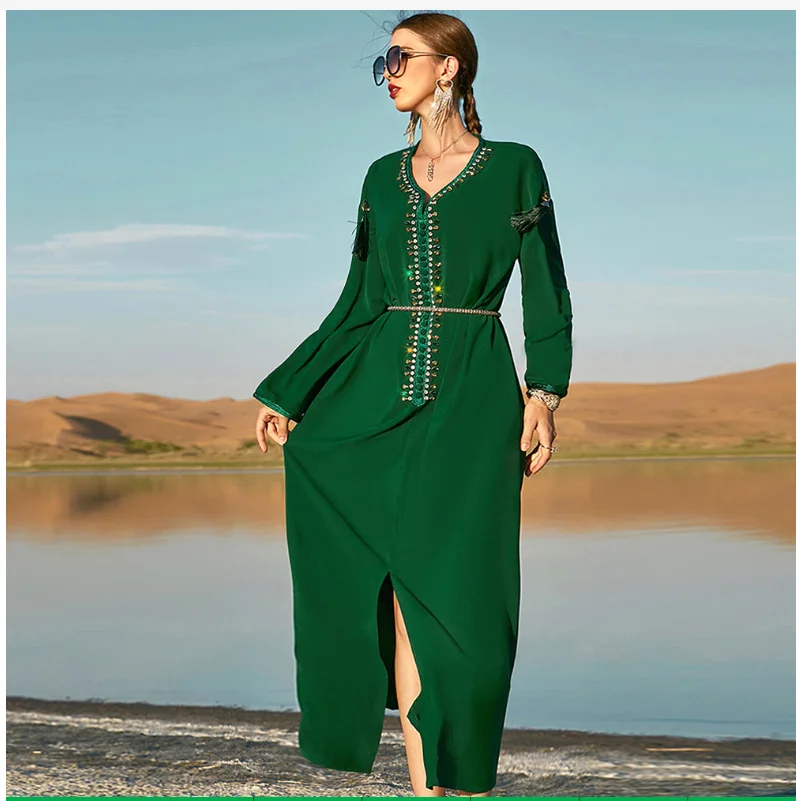 Ramadan Eid Mubarak Abaya Dubai Turkey Islam Pakistan Muslim Fashion Long Dress Robe Femme Evening Dresses For Women Kaftan