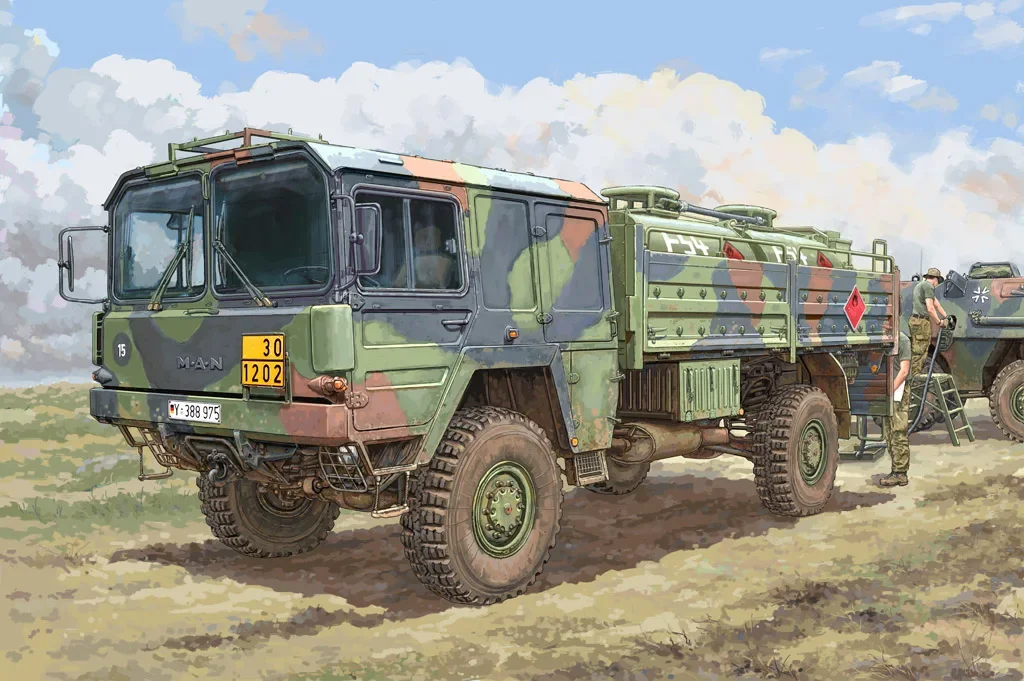 Hobbyboss 85508 Комплект модели 1/35 Немецкий MAN-5 LKW 5t мил глв Модель грузовика брони