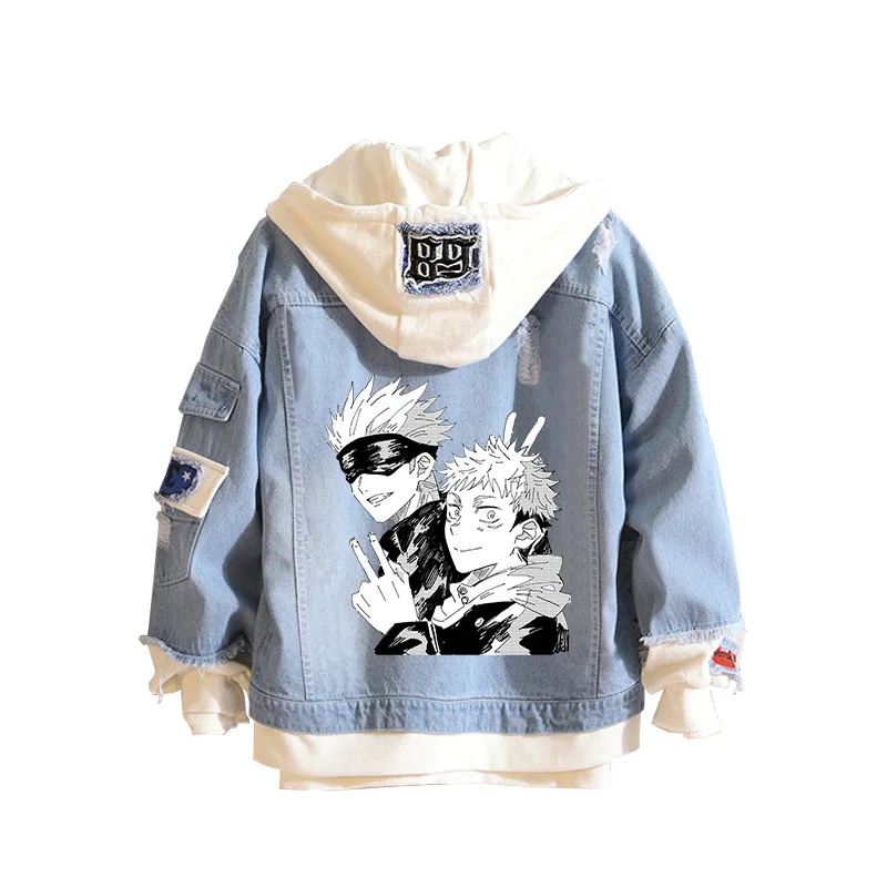

Anime Jujutsu Kaisen Chaqueta Coat Spring Autumn Men Women Cartoon Jacket Hoodies Sweatshirts